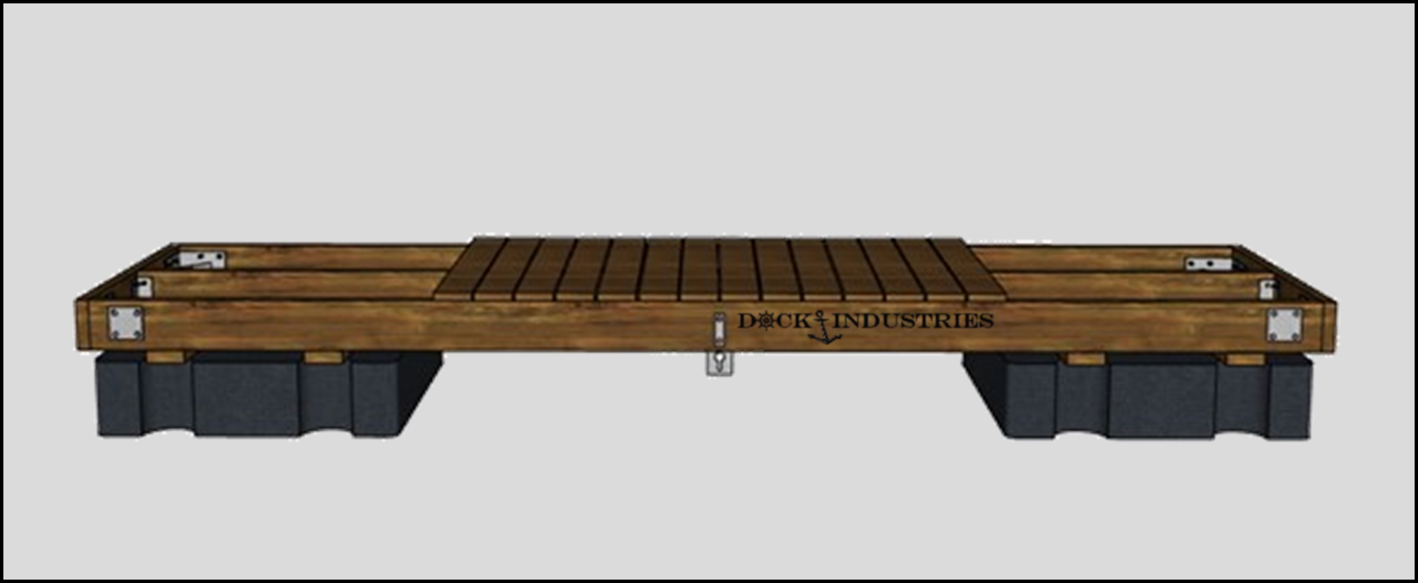Ensemble de quai Heavy Duty 4'x16'