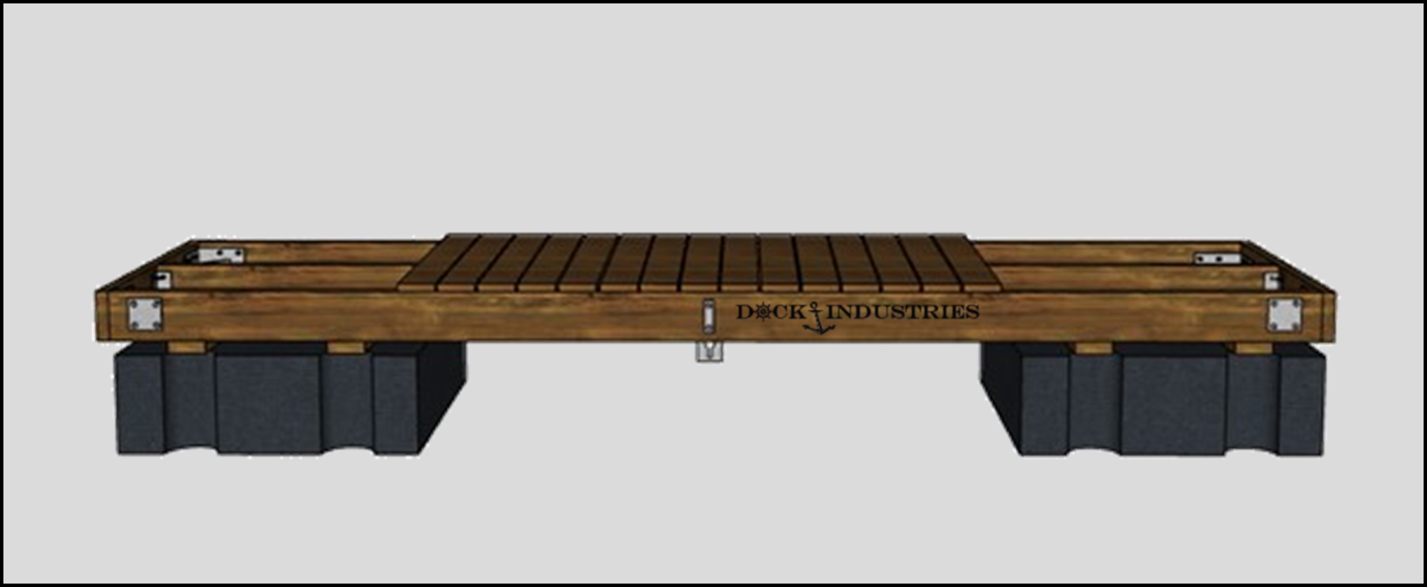 Ensemble de quai Heavy Duty 4'x16'