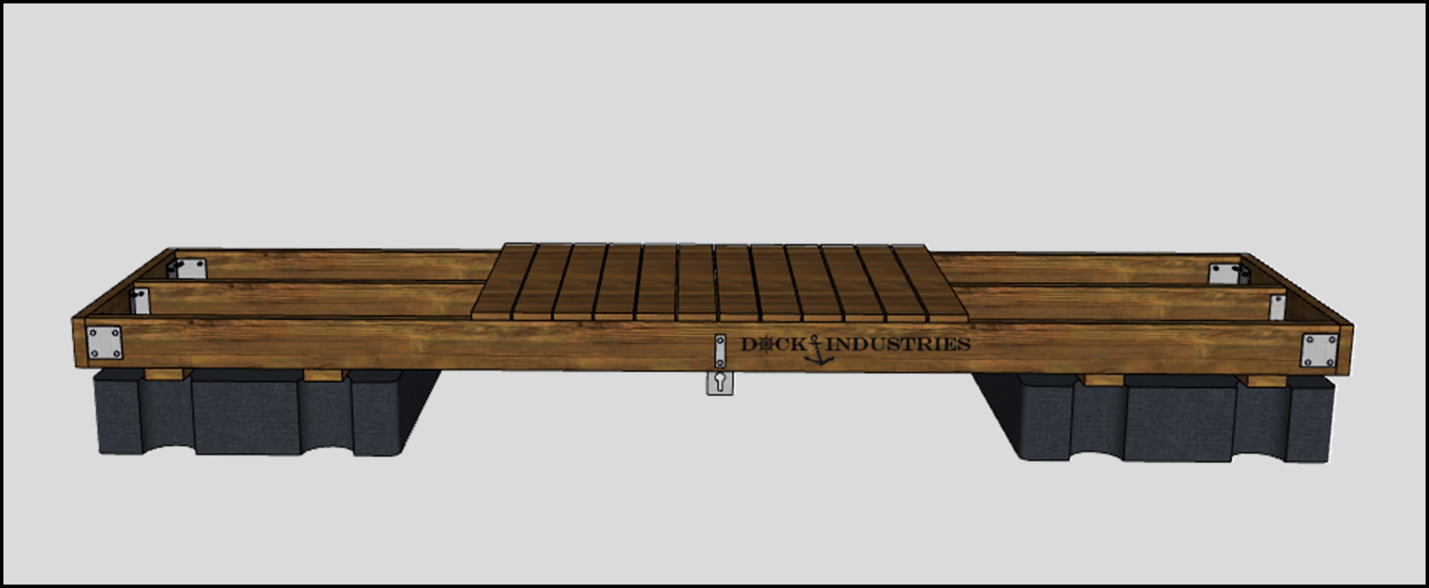 Ensemble de quai Résidentiel 4'x16'