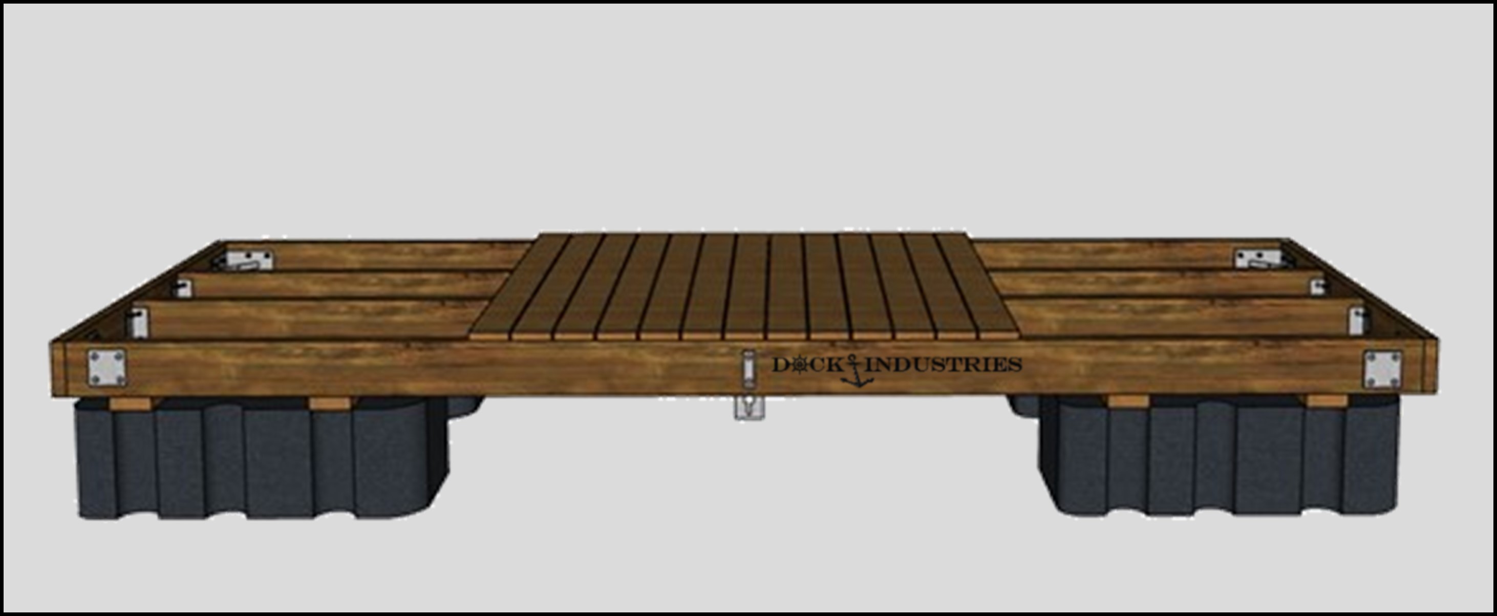 Ensemble de quai Heavy Duty 6'x16'