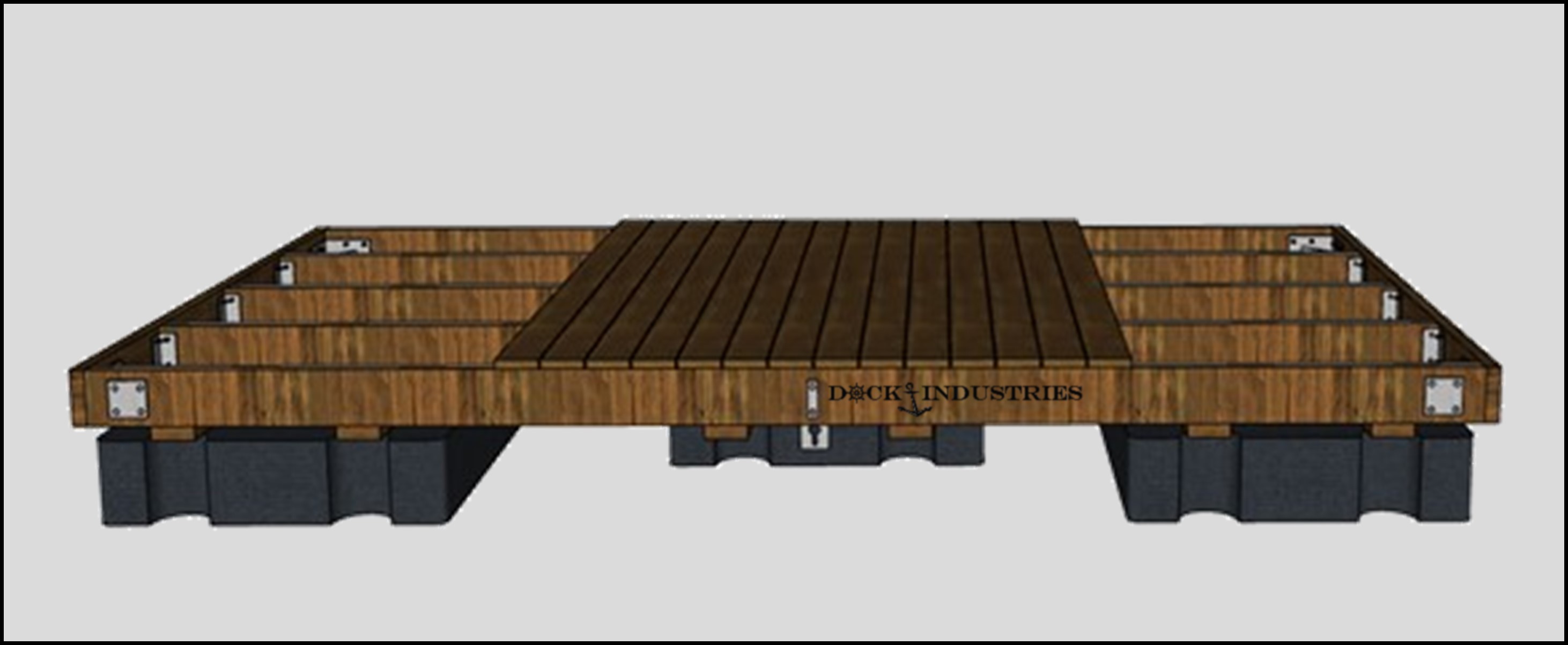 Ensemble de quai Heavy Duty 8'x16'