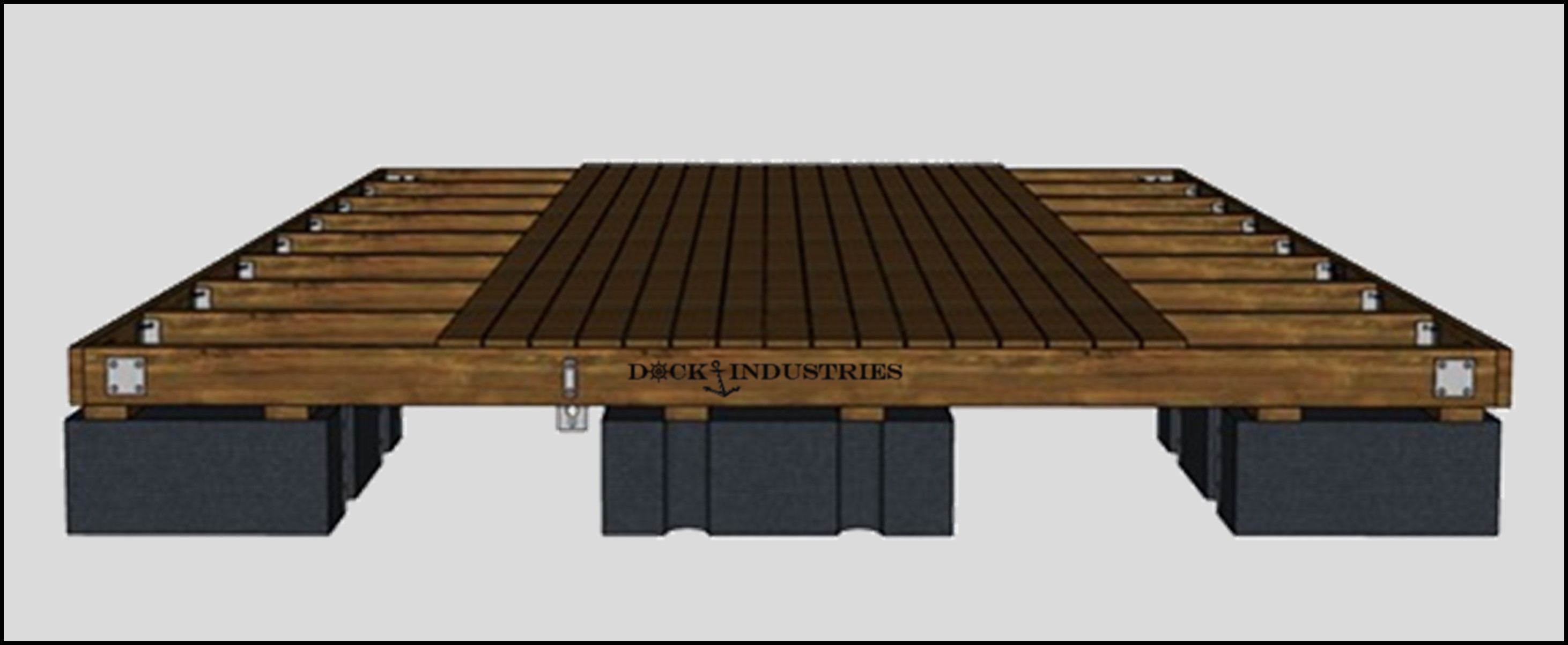 Ensemble pour plateforme de baignade Heavy Duty 16'x16'