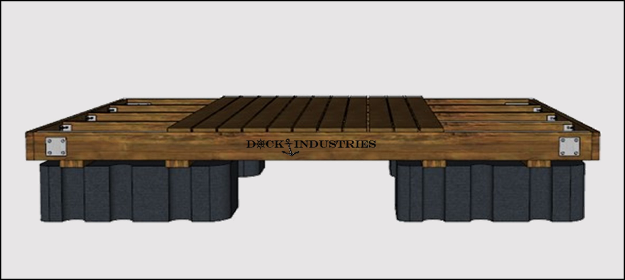 Ensemble de quai Heavy Duty 8'x12' - Sans ancrage